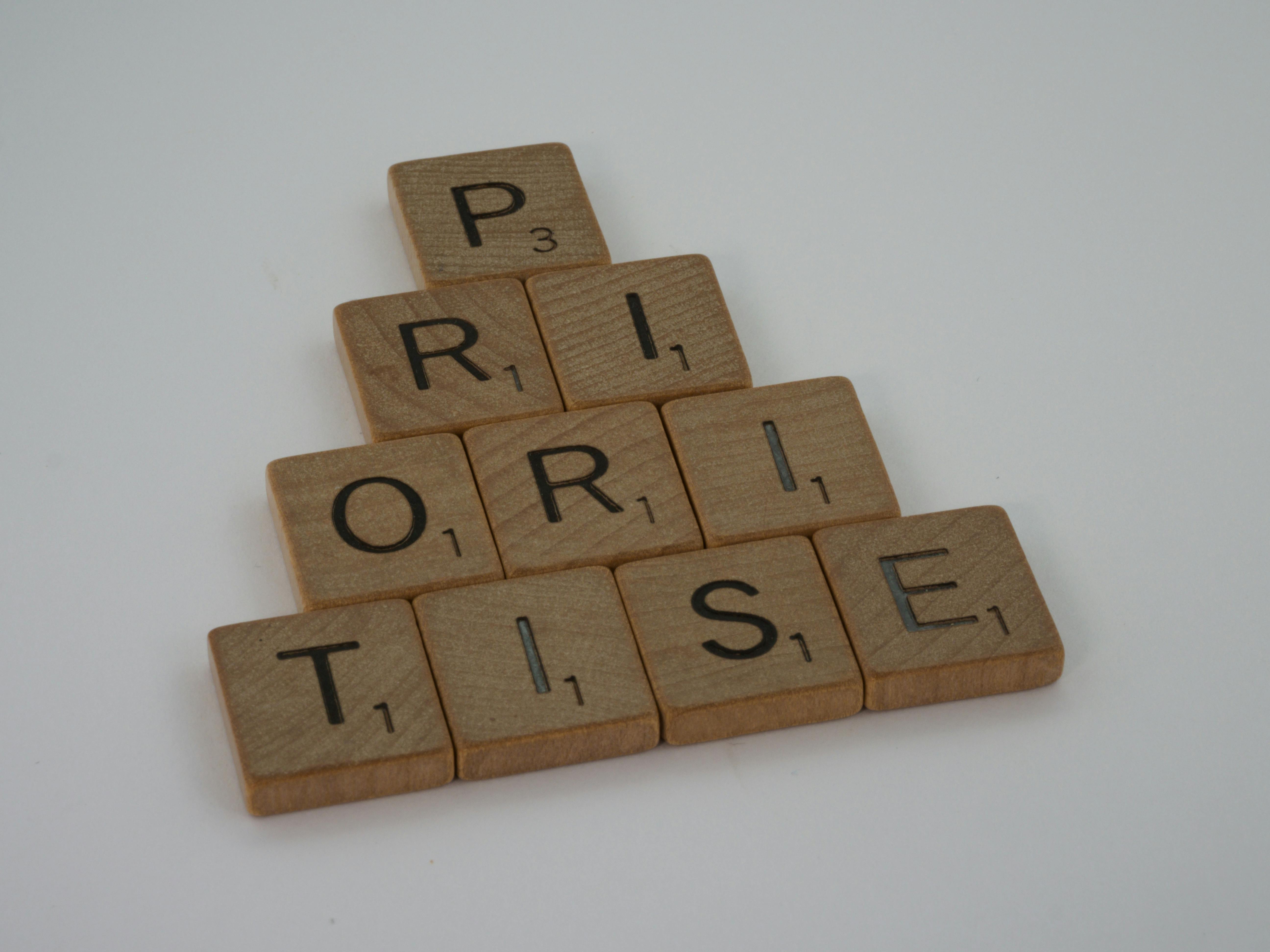 Priority planning
